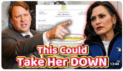 “She Received STOLEN Money”- Gretchen Whitmer PANICS as Calls for DOJ Investigation